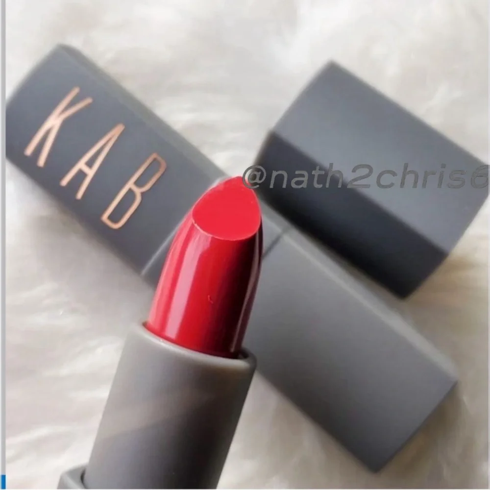 4pc KAB COSMETICS Cherry Pie Lip kit  with Liner Gloss Cream Lipstick &Sharpener